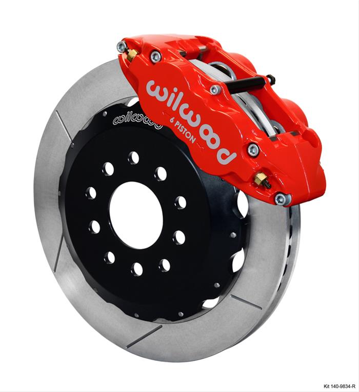 Wilwood Forged Narrow Superlite 6R Big Brake Front Brake Kits 140-9834-R image 0