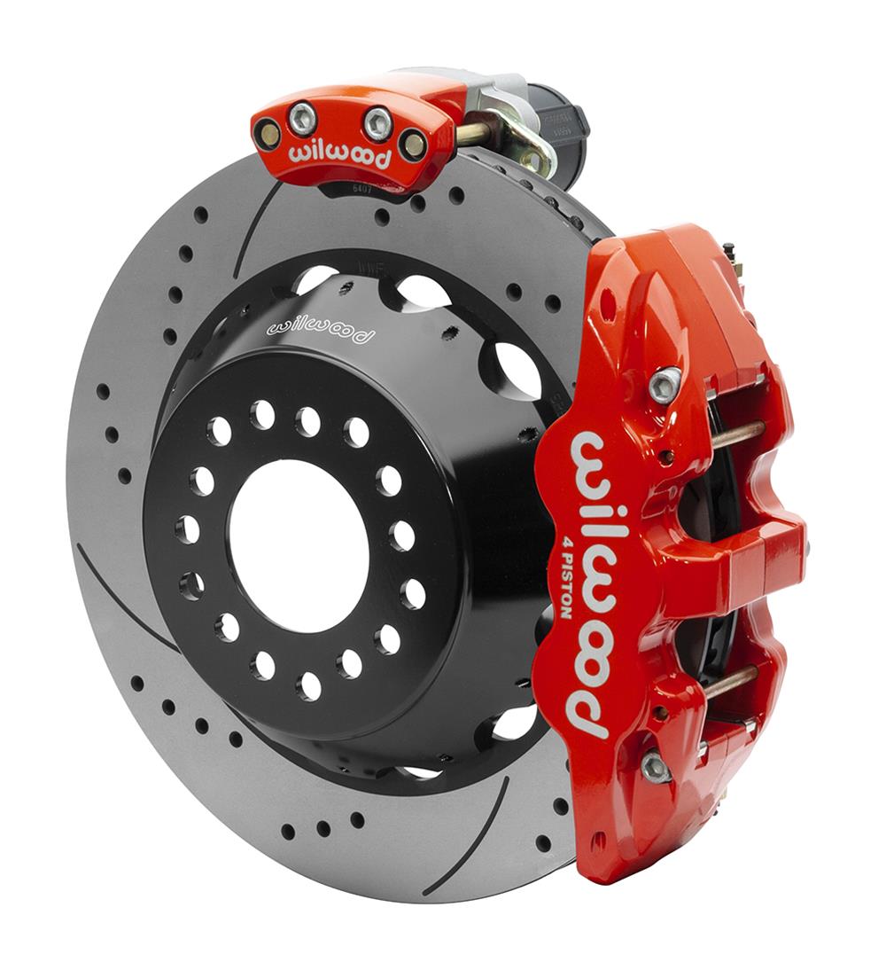 Wilwood AERO4 Rear Electronic Parking Brake Kits 140-15846-DR image 0