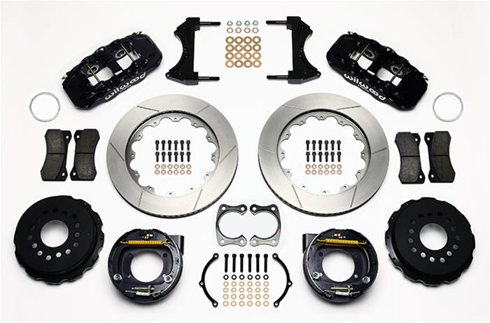 Wilwood AERO4 Big Brake Rear Brake Kits 140-10948 image 1