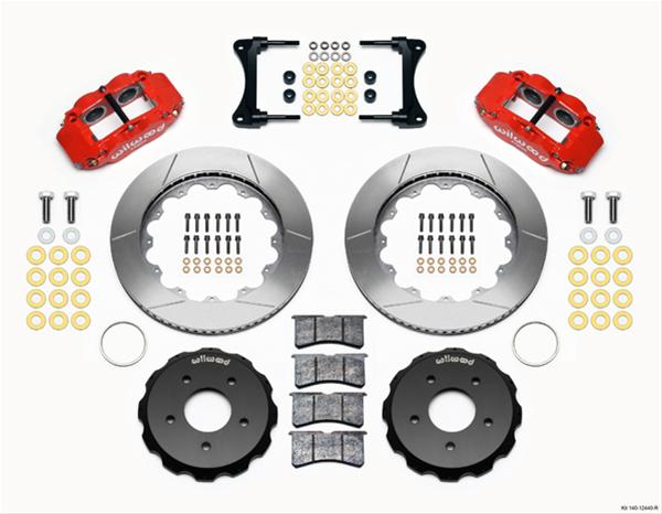 Wilwood Forged Narrow Superlite 4R Big Brake Front Brake Kits 140-12440-R image 1