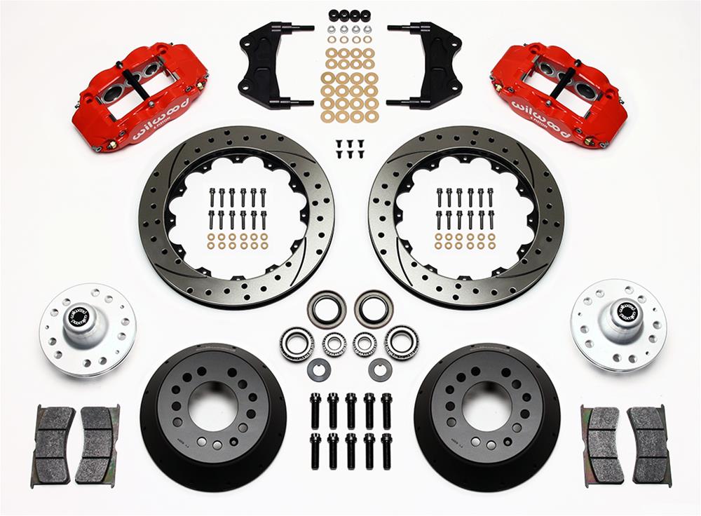 Wilwood Forged Narrow Superlite 6R Big Brake Front Brake Kits 140-9919-DR image 1