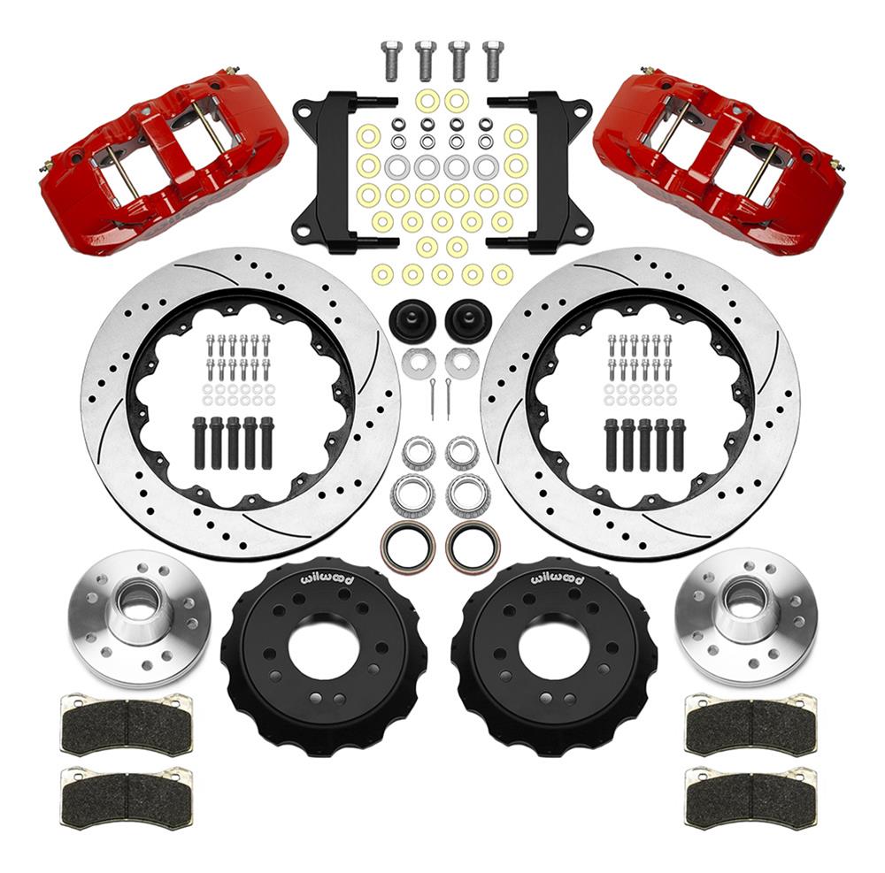 Wilwood AERO6 Big Brake Front Brake Kits 140-15951-DR image 1