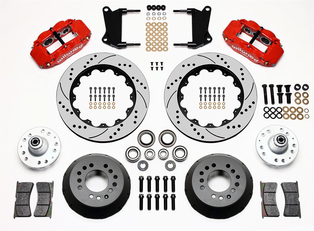 Wilwood Forged Narrow Superlite 6R Big Brake Front Brake Kits 140-9804-DR image 1