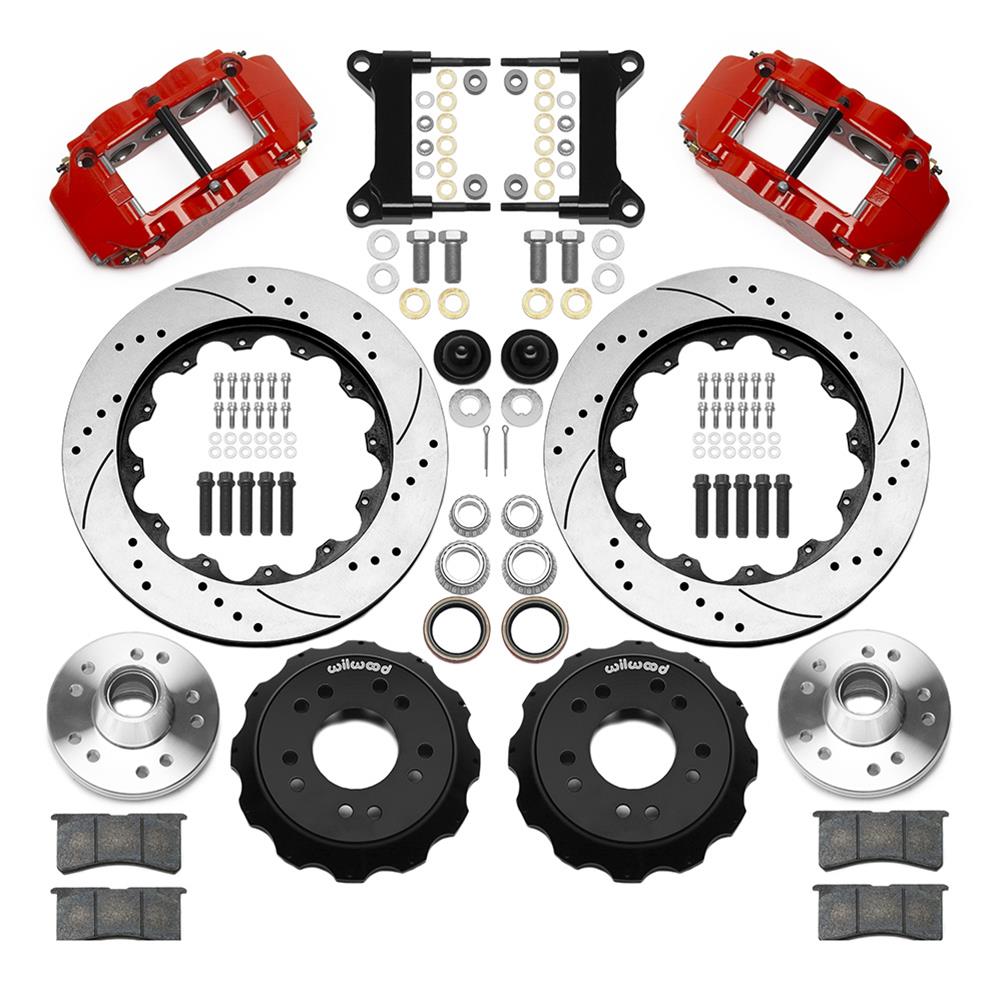 Wilwood Forged Narrow Superlite 6R Big Brake Front Brake Kits 140-15950-DR image 1