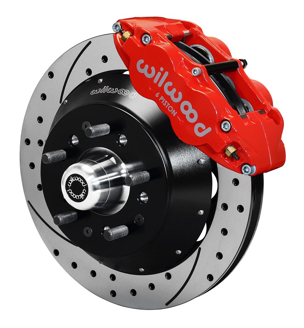 Wilwood Forged Narrow Superlite 6R Big Brake Front Brake Kits 140-9804-DR image 0