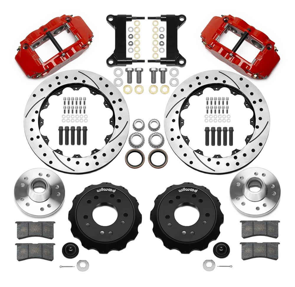 Wilwood Forged Narrow Superlite 6R Big Brake Front Brake Kits 140-15941-DR image 1