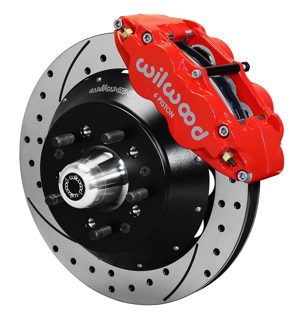 Wilwood Forged Narrow Superlite 6R Big Brake Front Brake Kits 140-9919-DR image 0