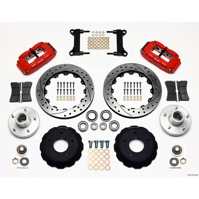 Wilwood Forged Narrow Superlite 6R Big Brake Front Brake Kits 140-10775-DR image 1