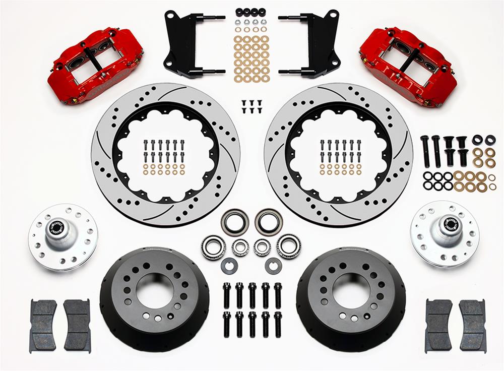 Wilwood Forged Narrow Superlite 6R Big Brake Front Brake Kits 140-15409-DR image 1