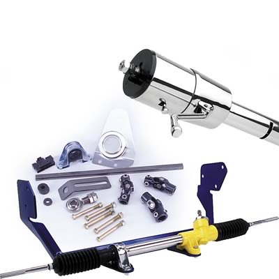 Flaming River 1955-57 Chevy Manual Rack and Pinion Cradle Kits FR310KT image 1
