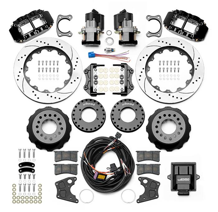 Wilwood Forged Narrow Superlite 4R Big Brake Rear Parking Brake Kits 140-16152-D image 1
