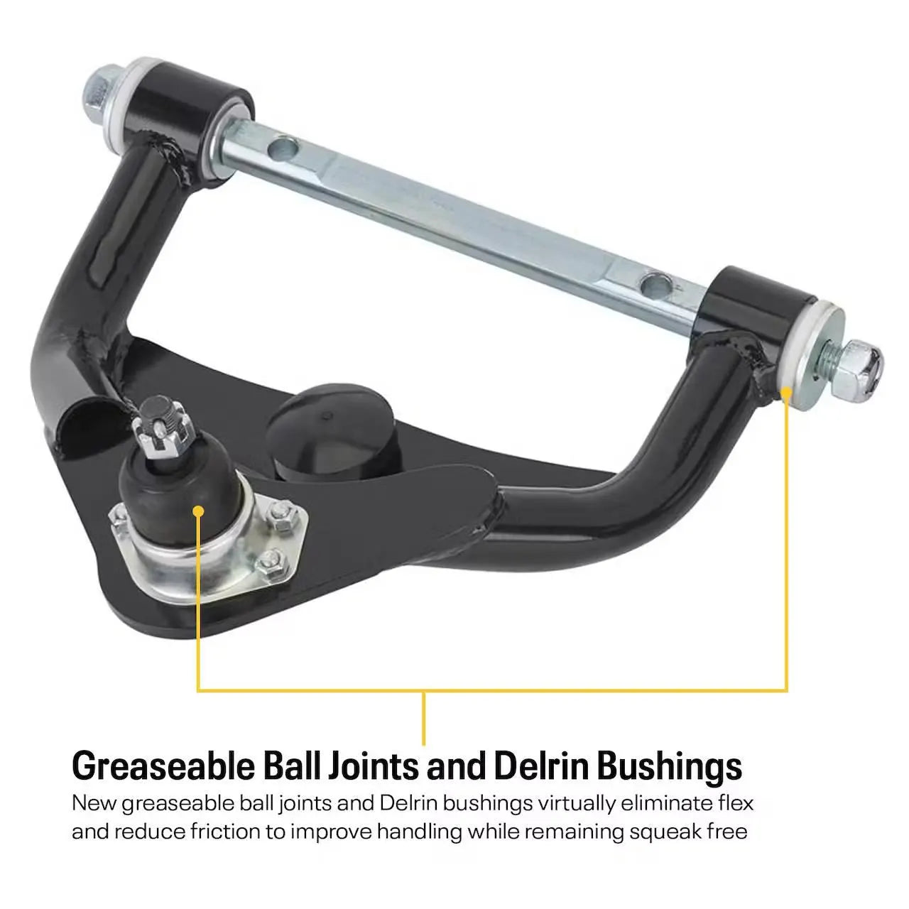 1982-04 S10 & G-Body Tubular Upper Control Arms Kit, Powdercoated image 4