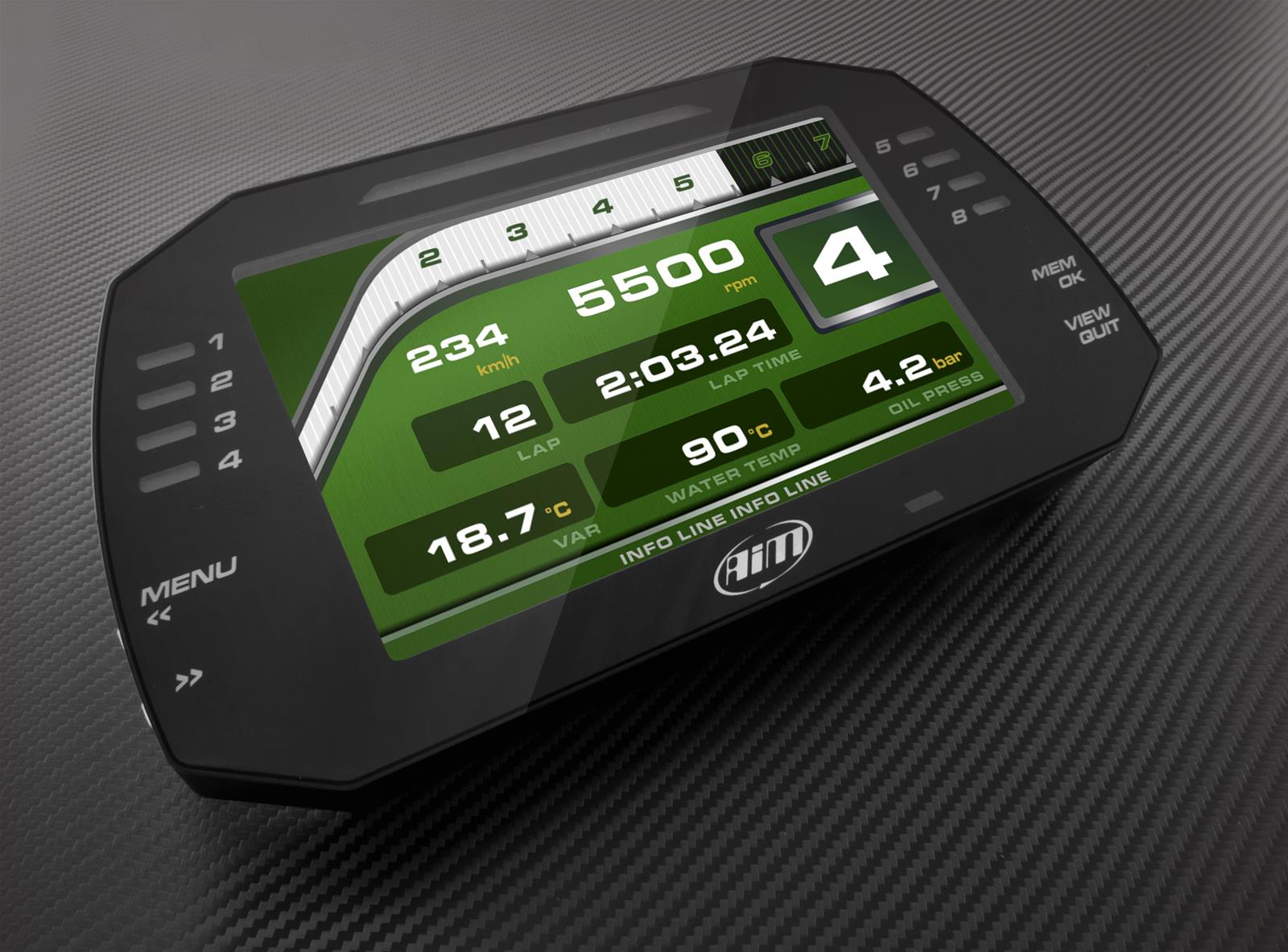 AiM Sports MXG 1.2 Data Loggers XA4MXG12A40R01 image 8