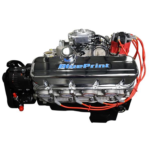 BluePrint Engines GM 496 C.I.D. 600 HP Stroker Dressed Fuel Injected Long Block Crate Engines BP4967CTFKB image 1