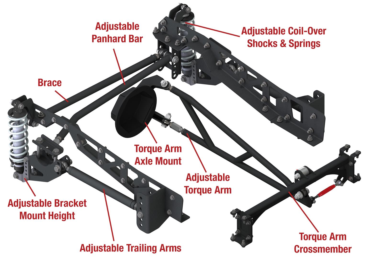 QA1 Rear Suspension Conversion Systems R232-250 image 5