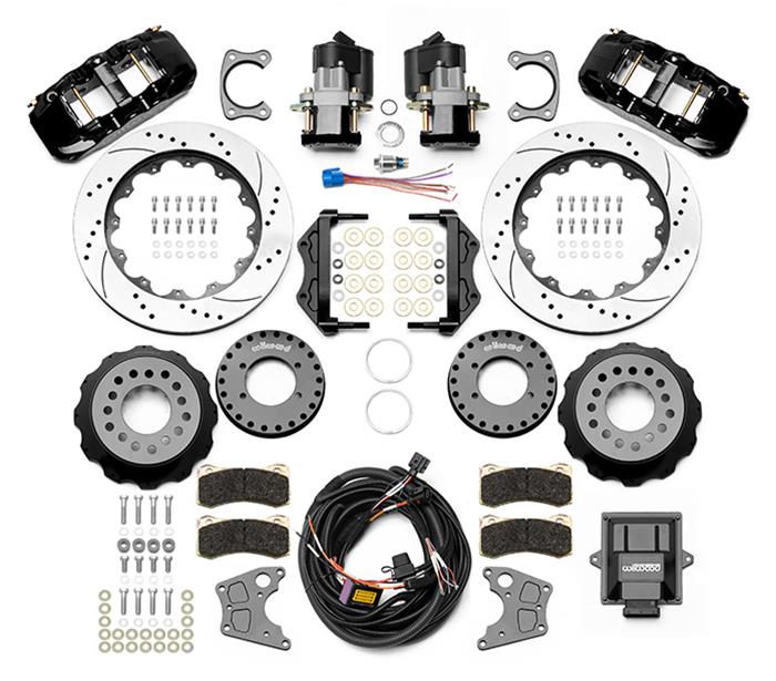 Wilwood AERO4 Rear Electronic Parking Brake Kits 140-15846-D image 1
