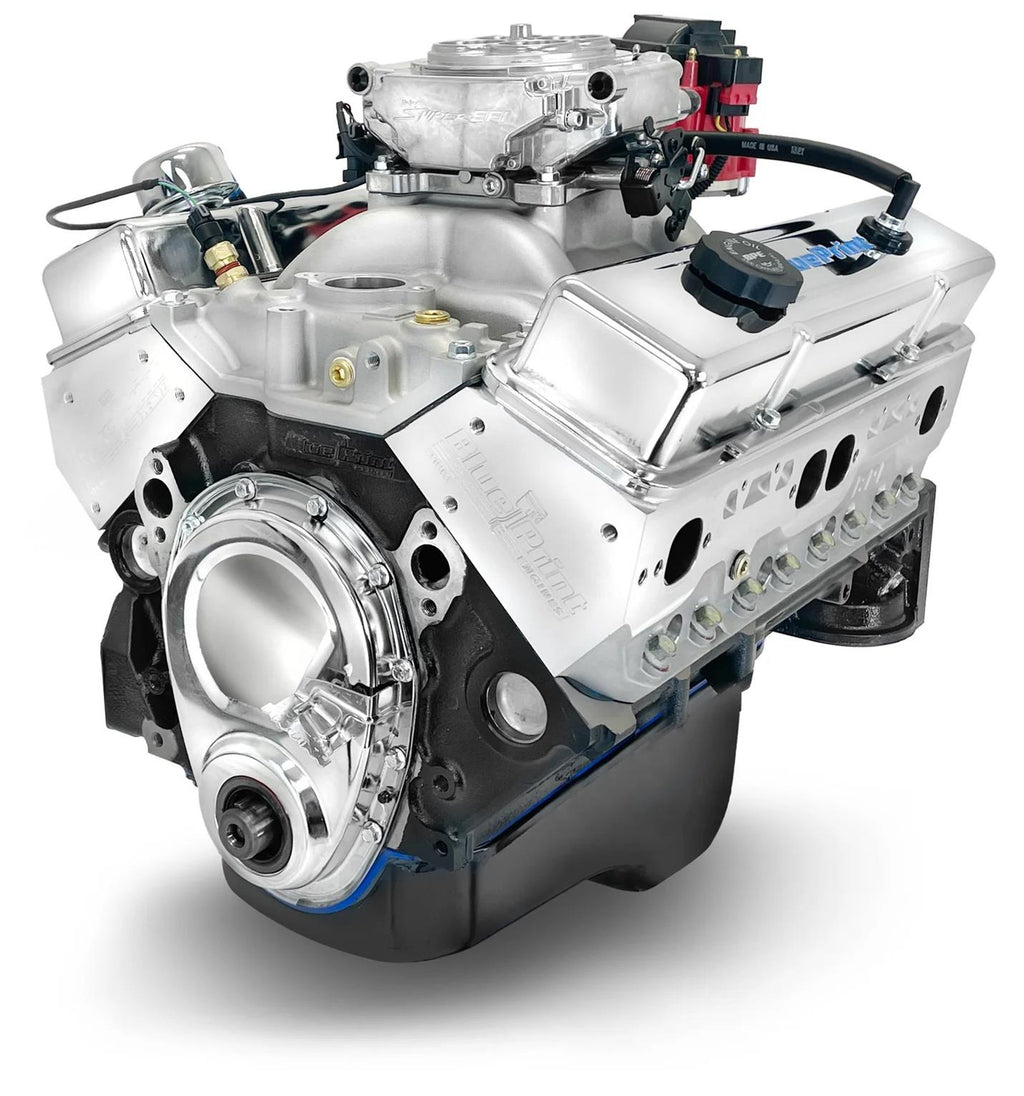 BluePrint Engines GM 396 C.I.D. 491 HP Stroker Base Fully Dressed F.I. Long Block Crate Engines BP3961CTF image 0