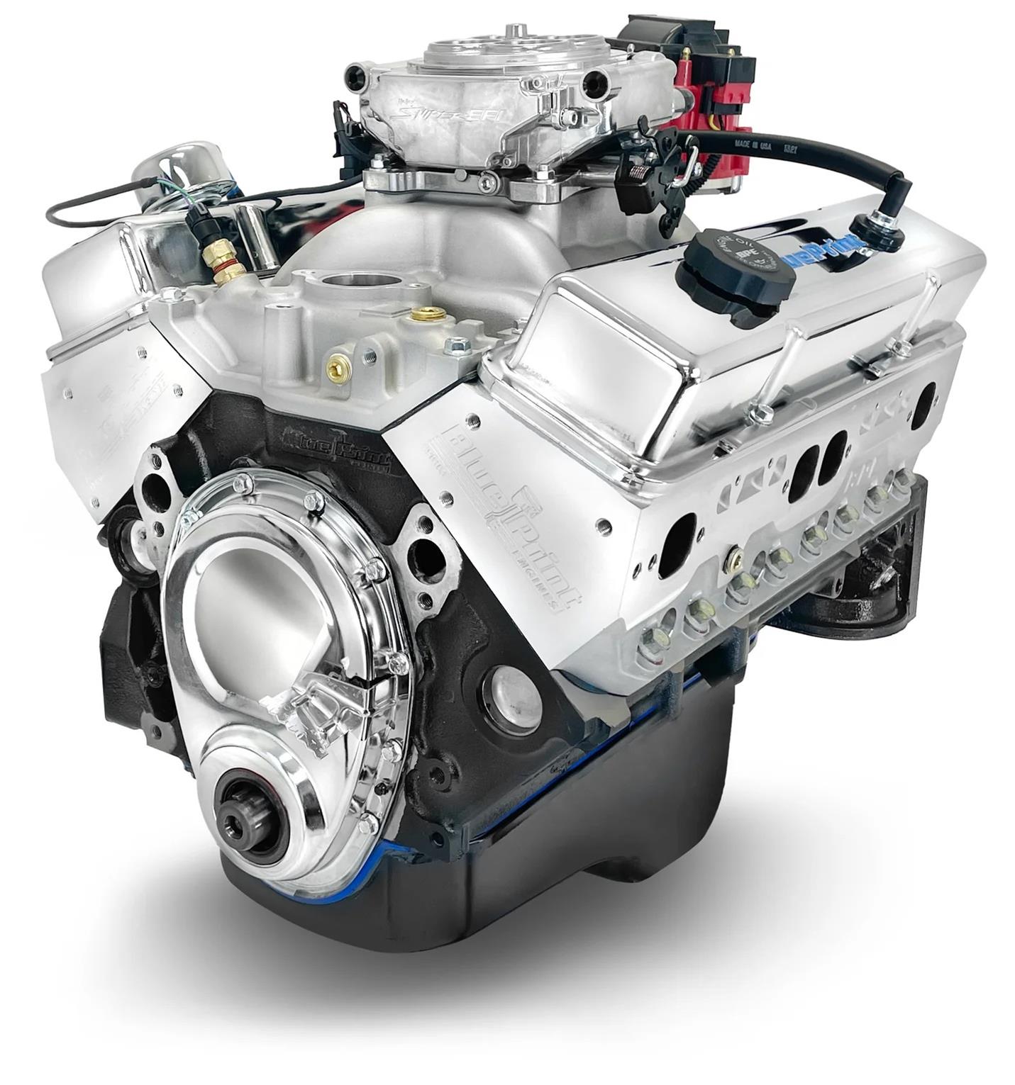 BluePrint Engines GM 396 C.I.D. 491 HP Stroker Base Fully Dressed F.I. Long Block Crate Engines BP3961CTF image 0