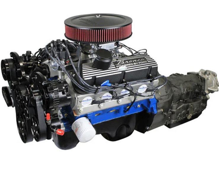 BluePrint Builder Series 302W/365HP Bronco Edition Carbureted Crate Engine and 4R70W Trans Combos B302KB4WDB image 0