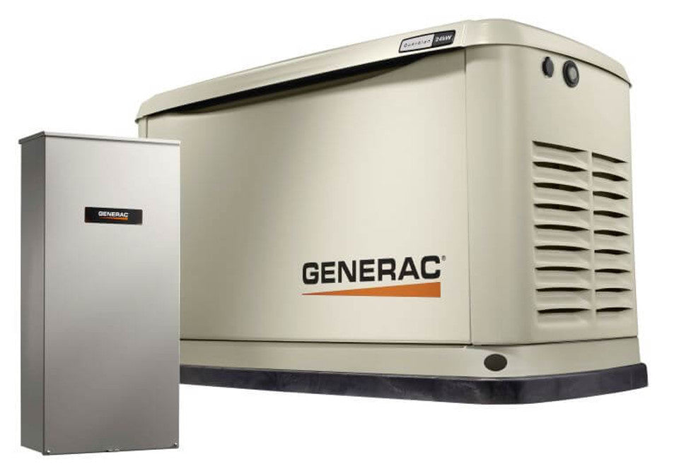 Generac 24kW Generator with 200-Amp SE Rated Automatic Transfer Switch | 7210 image 0