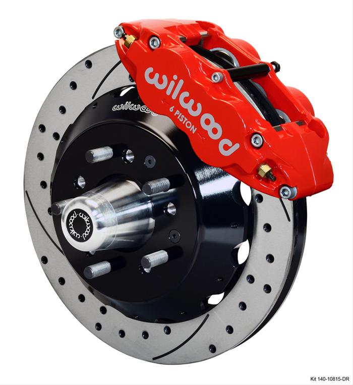 Wilwood Forged Narrow Superlite 6R Big Brake Front Brake Kits 140-10219-DR image 0