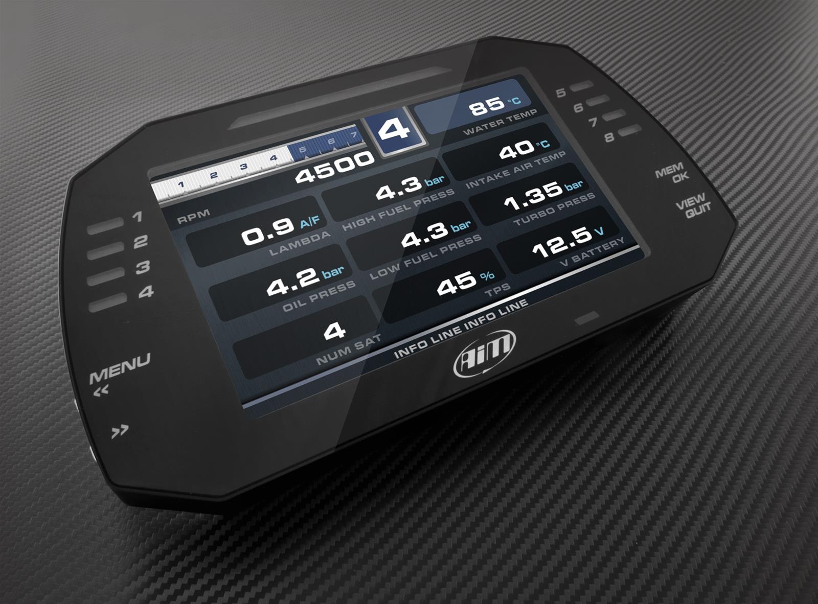 AiM Sports MXG 1.2 Data Loggers XA4MXG12A40R01 image 9
