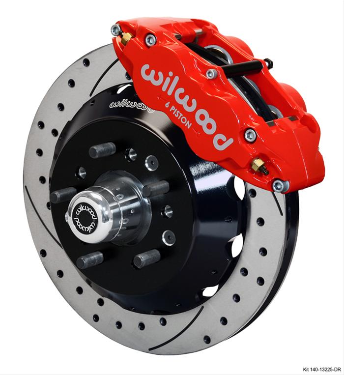 Wilwood Forged Narrow Superlite 6R Big Brake Front Brake Kits 140-13225-DR image 0