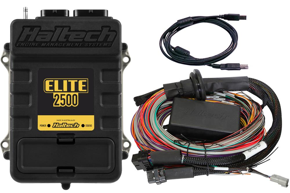 HalTech Elite 2500 ECU with Premium Universal Wire-In Harness HT-151304 image 0