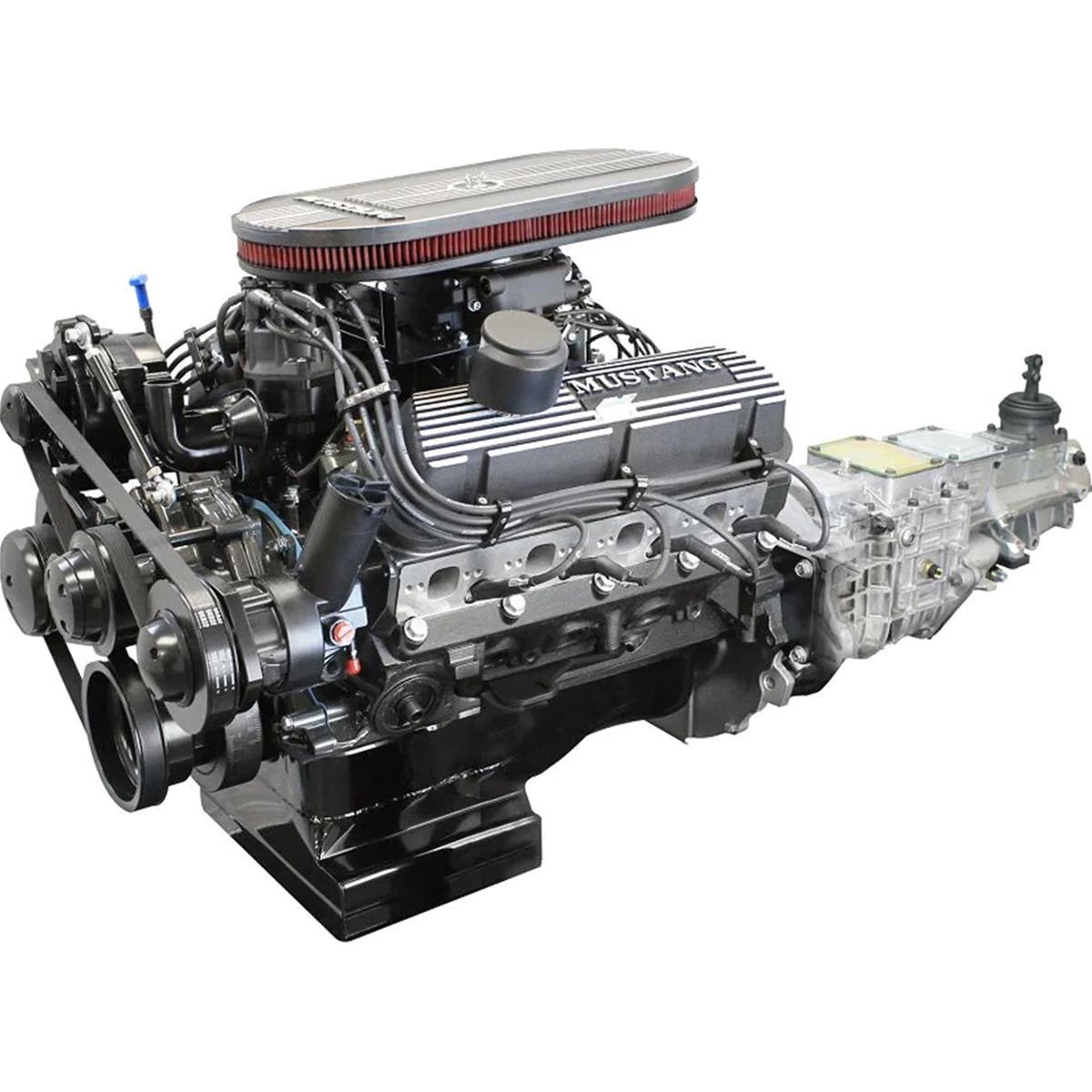 BluePrint Builder Series 347W/415HP Mustang Edition EFI Crate Engine and TKX Transmission Combos B347FKBTKXM image 0