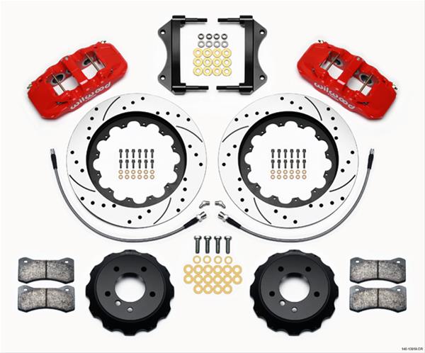 Wilwood AERO6 Big Brake Front Brake Kits 140-13919-DR image 1