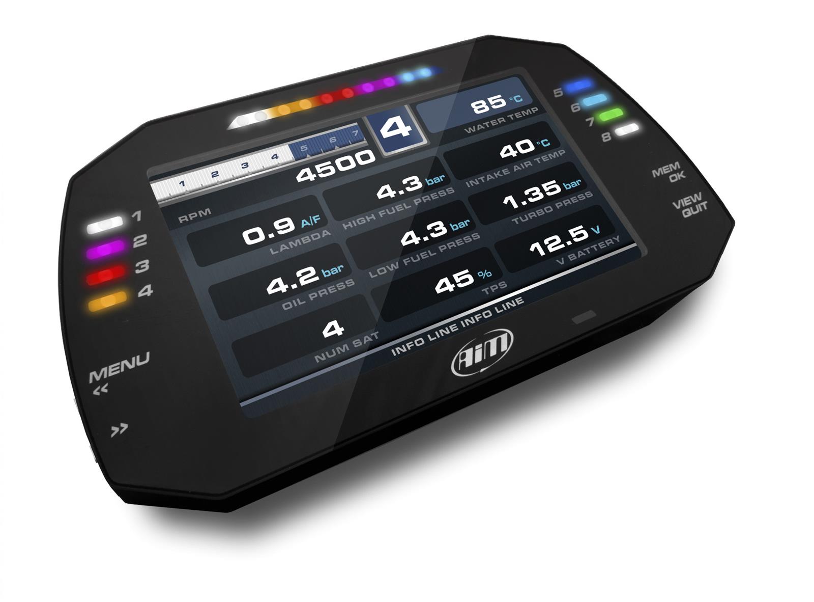 AiM Sports MXG 1.2 Data Loggers XA4MXG12A40R01 image 10