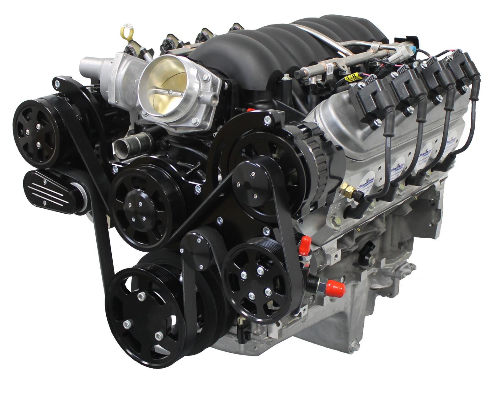BluePrint Engines Chevy LS 376 C.I.D. 530 HP EFI LS3-Style Long Block Crate Engines PSLS3760CTFKB image 0