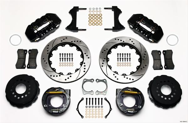 Wilwood AERO4 Big Brake Rear Brake Kits 140-10944-D image 1