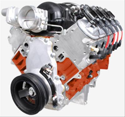 BluePrint Engines Pro Series Chevy LS 427 C.I.D. 625HP EFI Retrofit Dressed Long Block Crate Engines PSLS4272CTF image 1