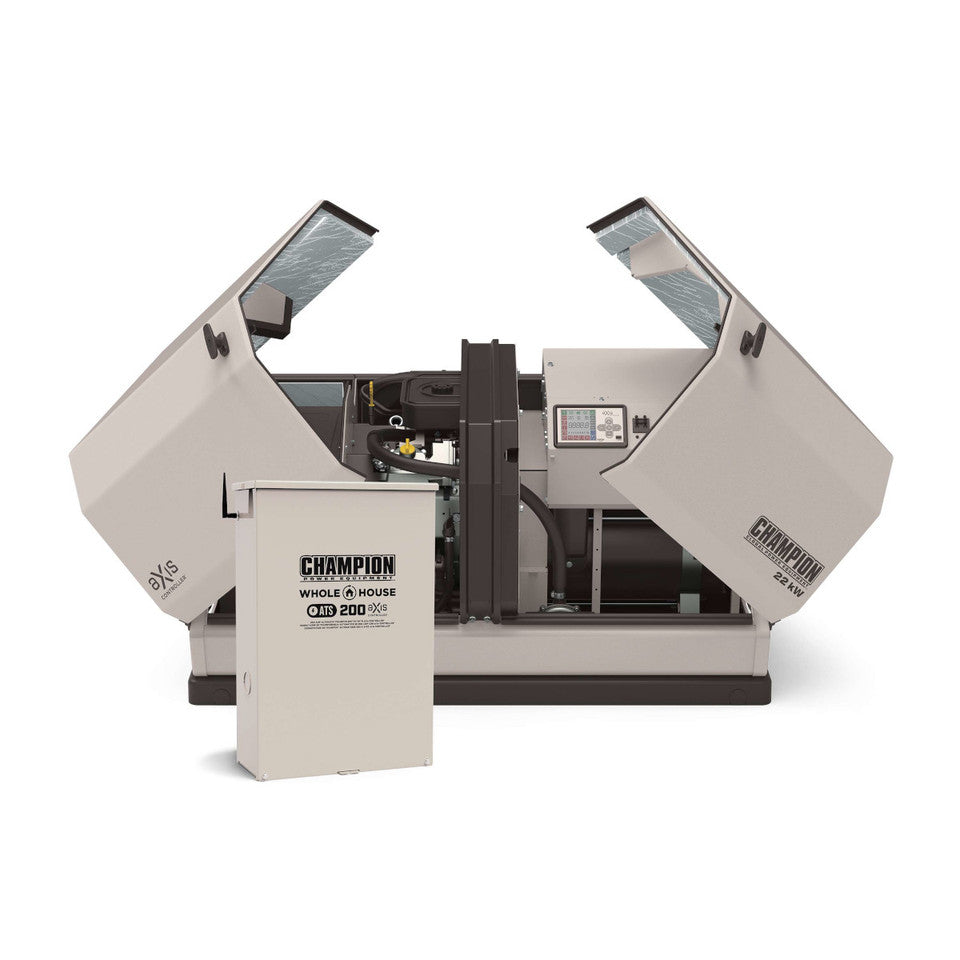Champion 22kW aXis Generator with 200-Amp Automatic Transfer Switch | 201222 image 1