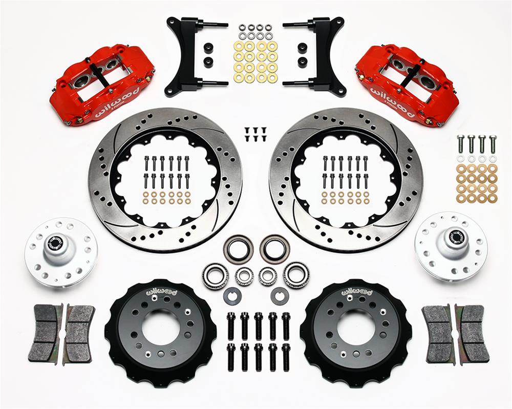 Wilwood Forged Narrow Superlite 6R Big Brake Front Brake Kits 140-12299-DR image 1