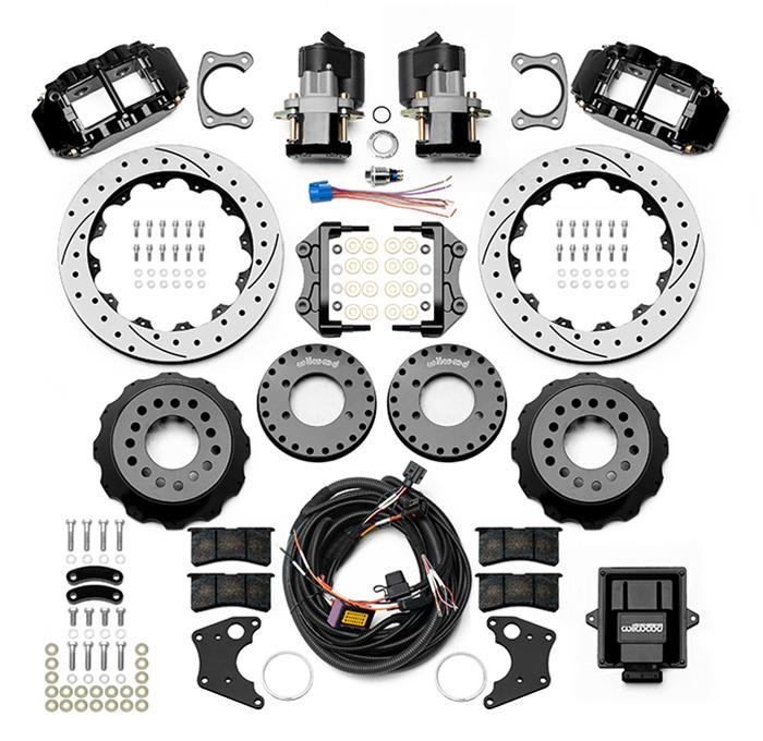 Wilwood Forged Narrow Superlite 4R Big Brake Rear Parking Brake Kits 140-16131-D image 1