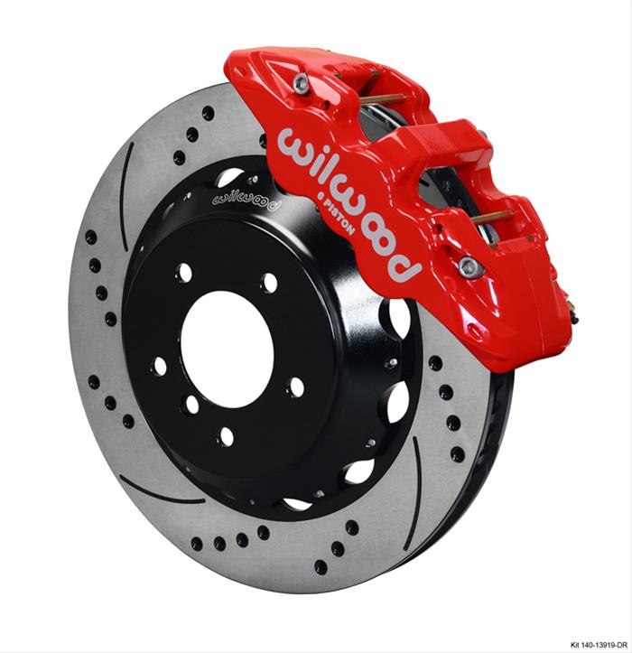 Wilwood AERO6 Big Brake Front Brake Kits 140-13919-DR image 0