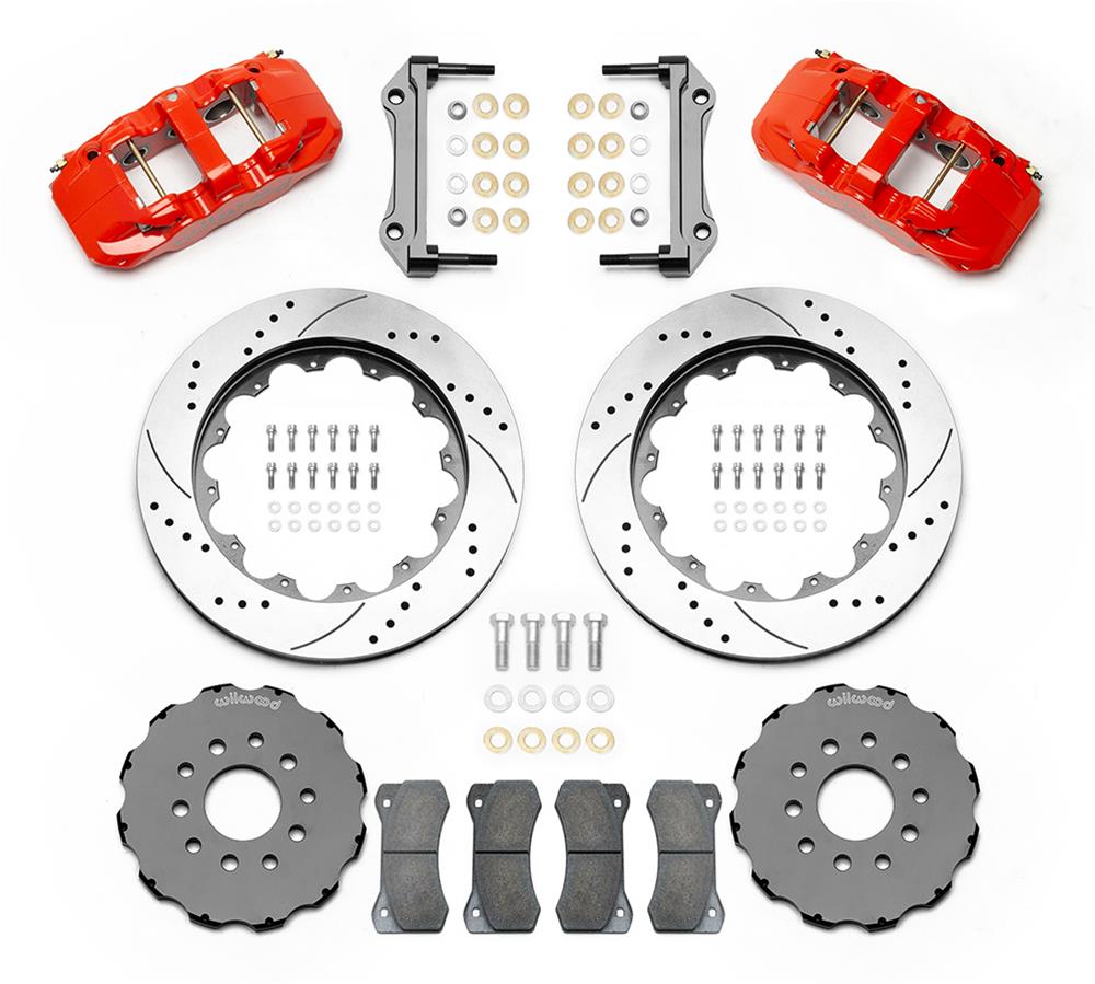 Wilwood AERO6 Big Brake Front Brake Kits 140-15705-DR image 1