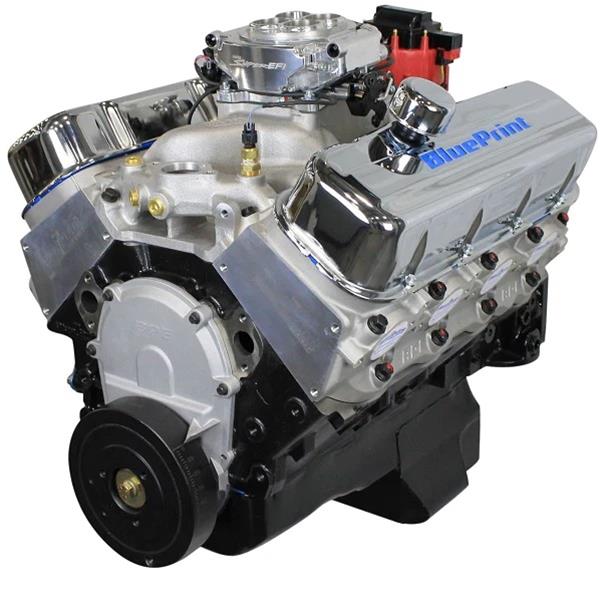 BluePrint Engines GM 454 C.I.D. 460 HP Cruiser Dressed Long Block Crate Engines with Fuel Injection BP454CTF image 0