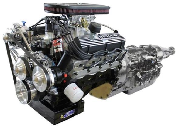 BluePrint Builder Series 347W/415HP Mustang Edition EFI Crate Engine and 4R70W Transmission Combos B347FK4R7M image 0