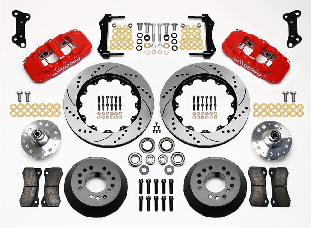 Wilwood AERO6 Big Brake Front Brake Kits 140-15053-DR image 1