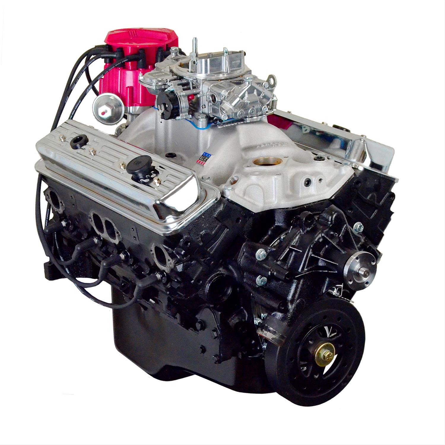 Crate Engine, Dressed, Long Block, 427 Stroker, 540 HP, 535 TQ, New Block, Aluminum Heads, 4-Bolt Mains, Chevrolet, Small Block, Each image 0