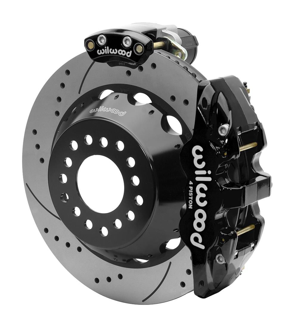 Wilwood AERO4 Rear Electronic Parking Brake Kits 140-15846-D image 0