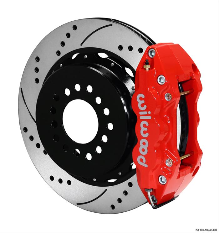 Wilwood AERO4 Big Brake Rear Brake Kits 140-10948-DR image 0