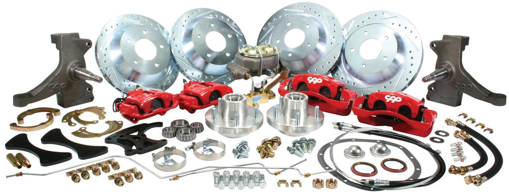 Classic Performance Complete Front and Rear Disc Brake Kits 7387FRBK5-BB image 10