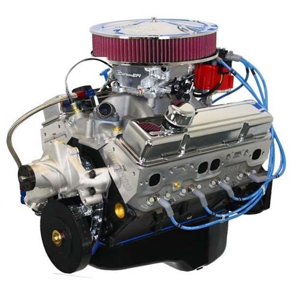 BluePrint Engines GM 383 C.I.D. 436 HP Dressed Stroker Long Block Crate Engines BP38318CTFD image 0
