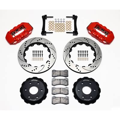 Wilwood AERO6 Big Brake Front Brake Kits 140-9789-DR image 1