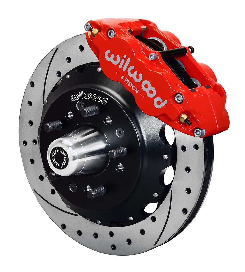 Wilwood Forged Narrow Superlite 6R Big Brake Front Brake Kits 140-12299-DR image 0