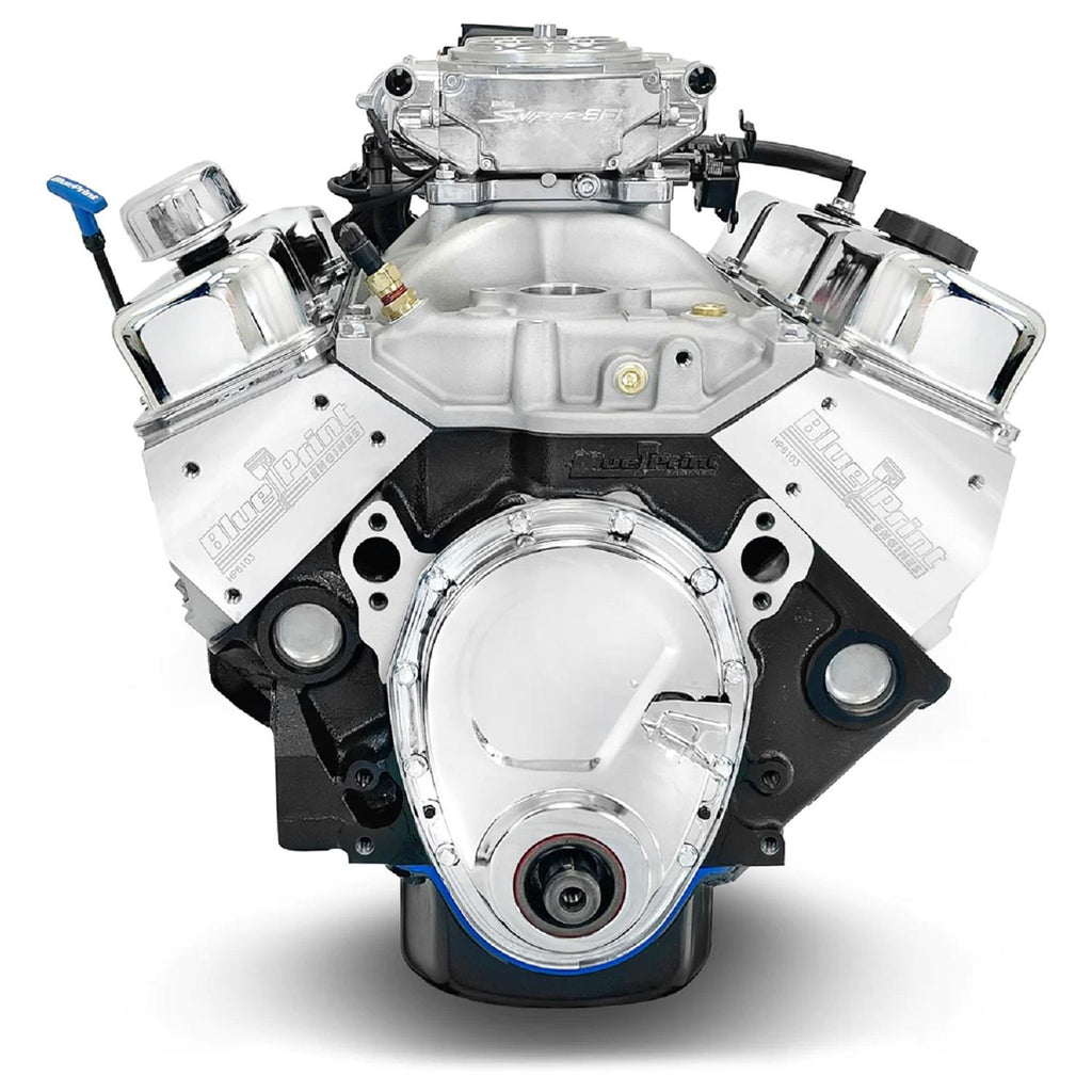 BluePrint Engines GM 396 C.I.D. 491 HP Stroker Base Fully Dressed F.I. Long Block Crate Engines BP3961CTF image 2